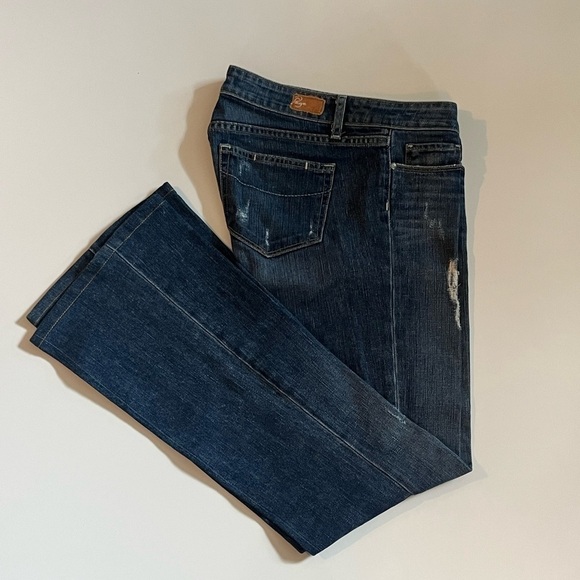 PAIGE Laurel Canyon Low Rise Bootcut Jeans Size 27 Y2K - Picture 5 of 15